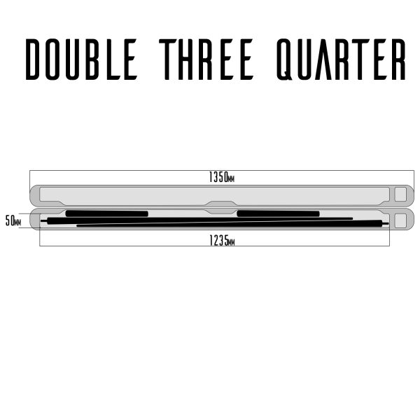 Three Quarter Cue Case - 3/4 Joint - Image 7