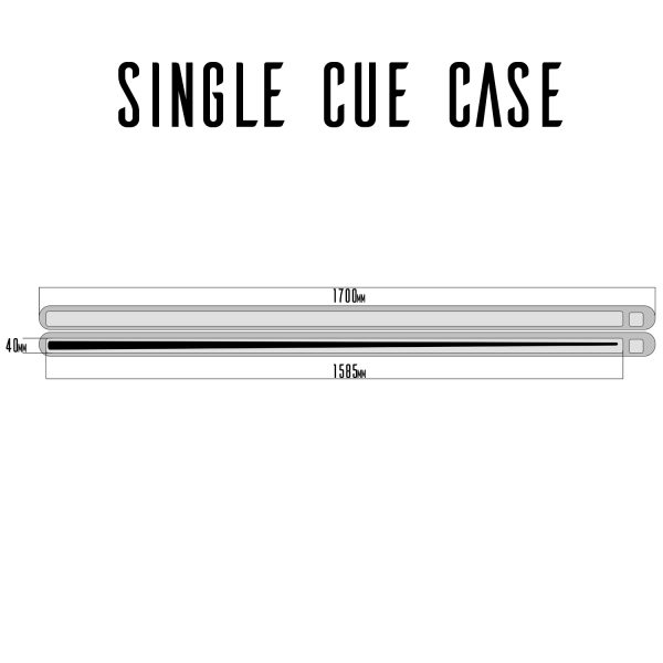 One Piece Single Cue Case - Image 7